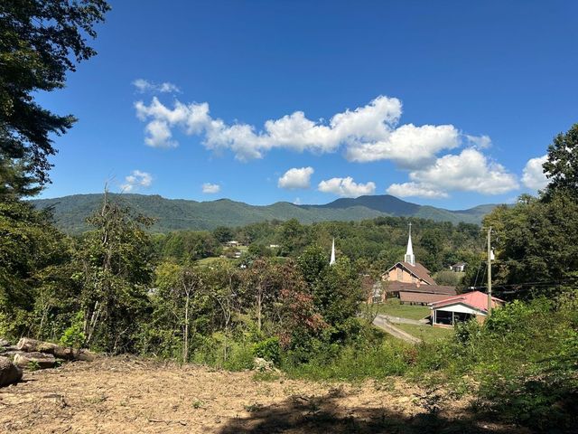 Long-range mountain view from the cleared homesite