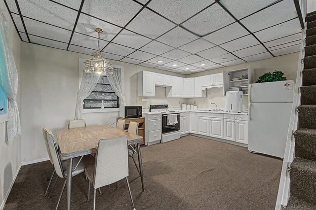 Dining area and kitchen
