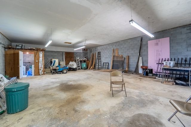 Garage and workshop interior