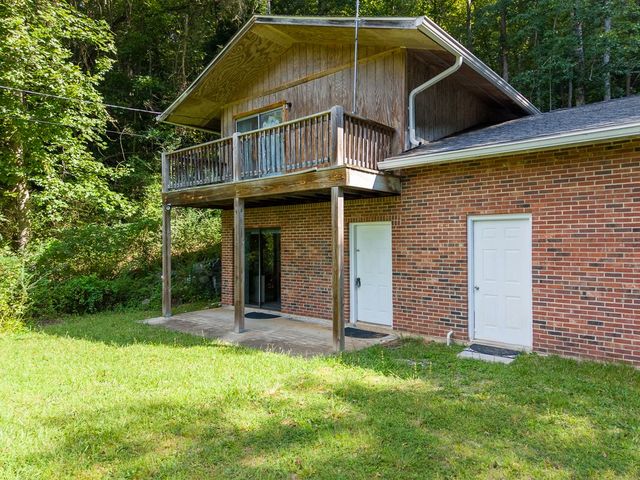 Upper deck and lower patio