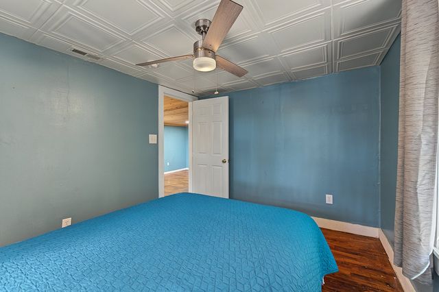 Bedroom toward the door